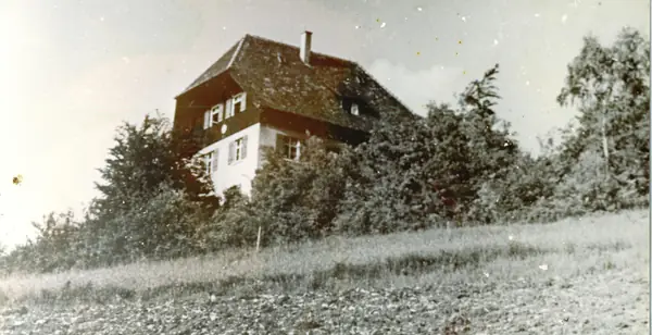 Das Naturfreundehaus auf einer historischen Aufnahme